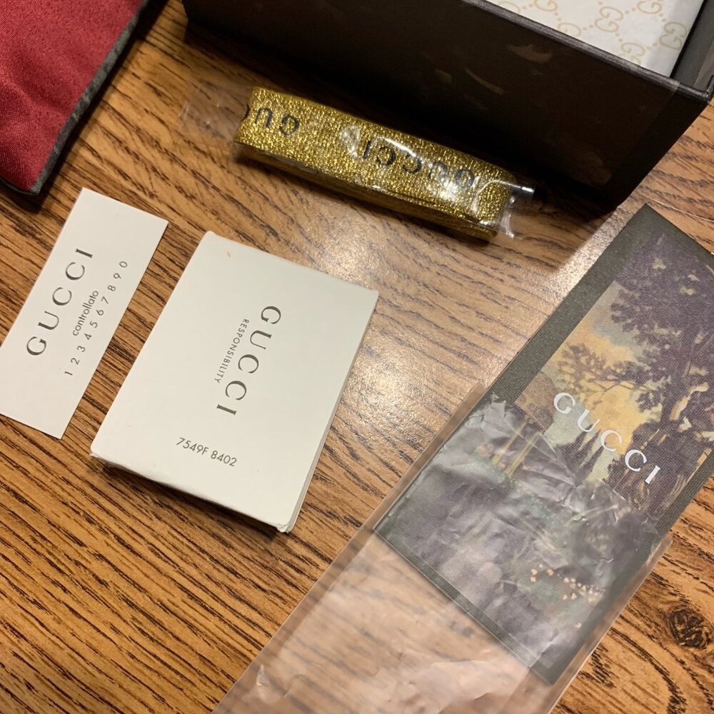 New in box Gucci Marmont long butterfly leather wallet - Picture 9 of 14